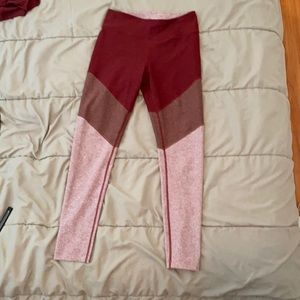 Outdoor Voices 7/8 color block leggings